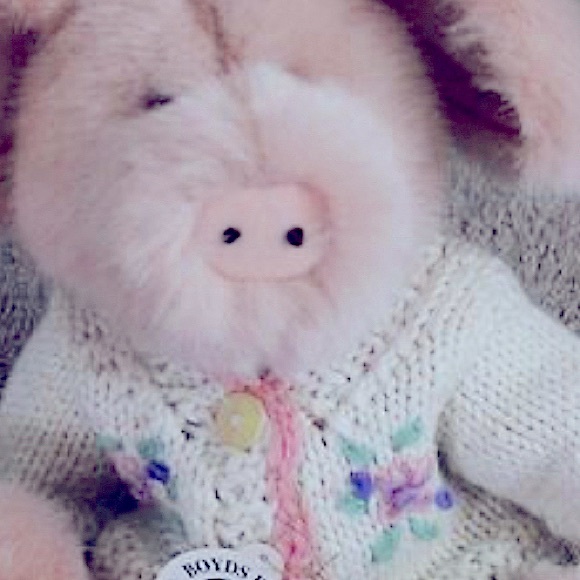 Boyd’s Bears Plush Pig - Vintage 1991 - Picture 4 of 5